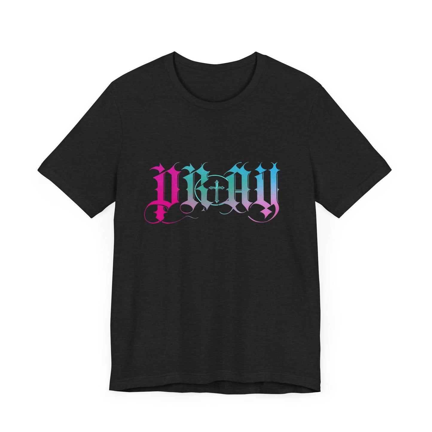 Pray with Cross Unisex T-Shirt, Religious Graphic Tee, Christian Gift, Bella Canvas Shirt, Unisex Jersey Top