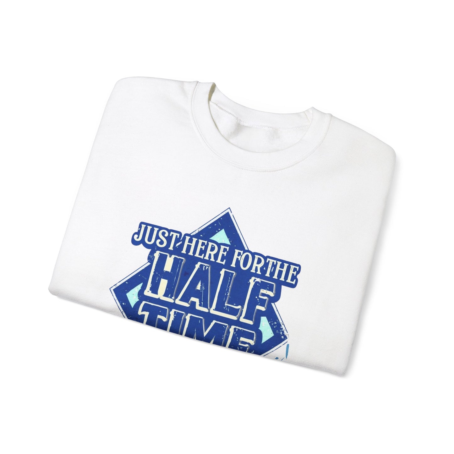 Super Bowl Here For The Half Time Show Go Lions Sweatshirt - Unisex Crewneck, Football Fan Gift, Super Bowl Sunday Apparel, Game Day Wear,