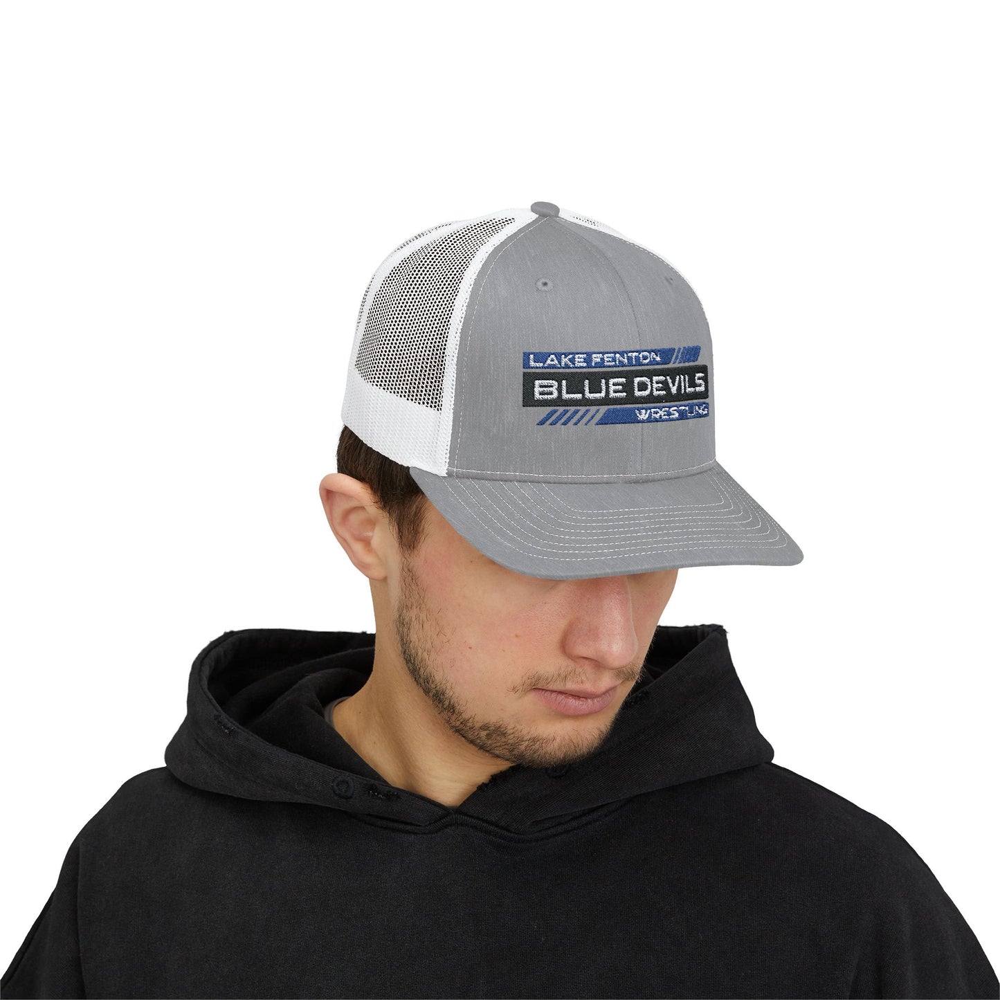 Lake Fenton Wrestling Snapback Trucker Cap