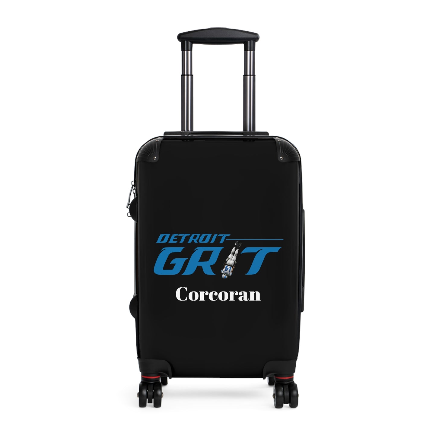 Suitcase, Detroit Grit 313, Lions Football, Personalized Fan Gift, Detroit Football Decals, Travel Accessories
