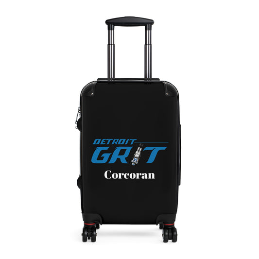 Suitcase, Detroit Grit 313, Lions Football, Personalized Fan Gift, Detroit Football Decals, Travel Accessories