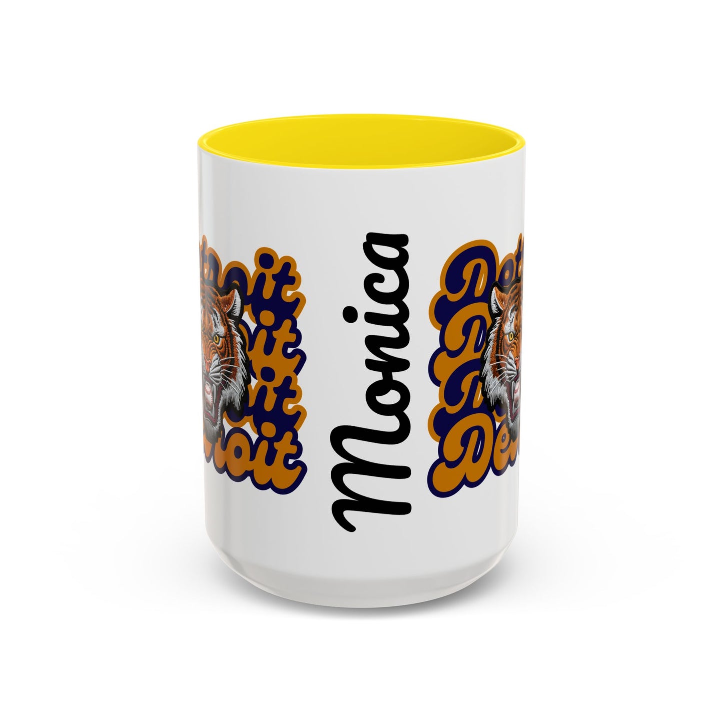 Bold Detroit Baseball, Tiger Coffee Mug, Fun Gift for Detroit Fans, Cute Tea Mug, Customizable Accent Mug, Collectible Sports Mug