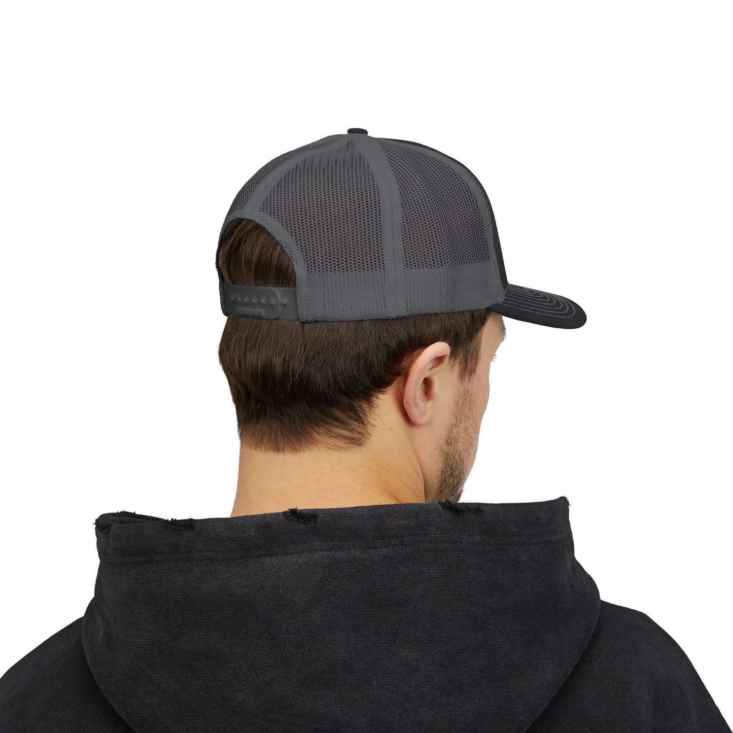 Lake Fenton Wrestling Mat Snapback Trucker Cap, Embroidered Design