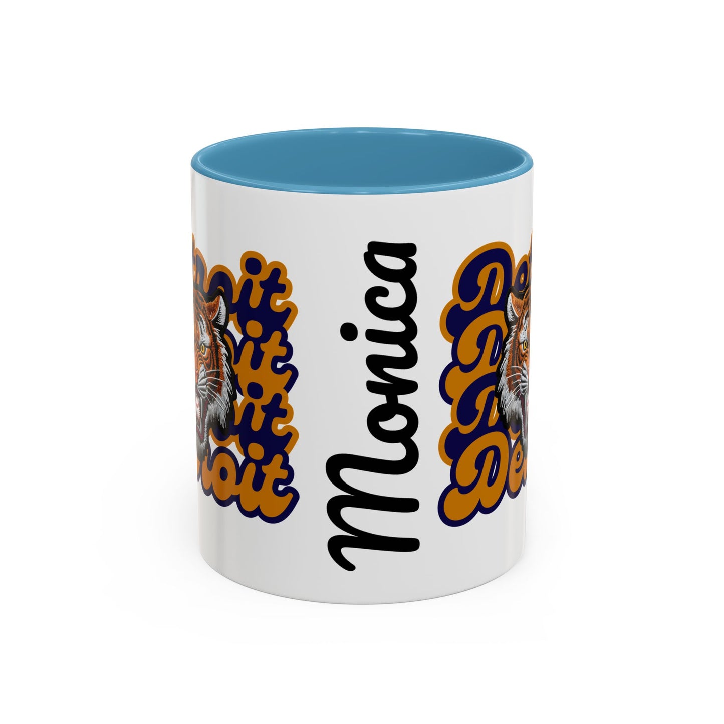 Bold Detroit Baseball, Tiger Coffee Mug, Fun Gift for Detroit Fans, Cute Tea Mug, Customizable Accent Mug, Collectible Sports Mug