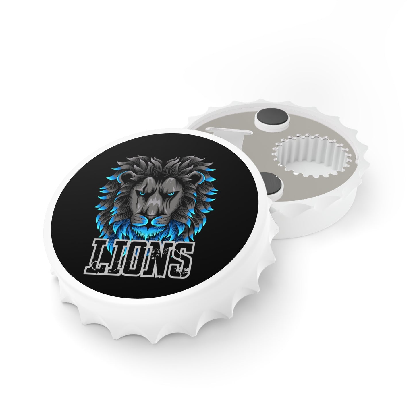 Lion Mascot, Detroit Lion, Youth Football Lion, Detroit, Bottle Opener, Magnet, Man Cave, Lion Fan, Beer Bottle Opener, Father's Day Gift