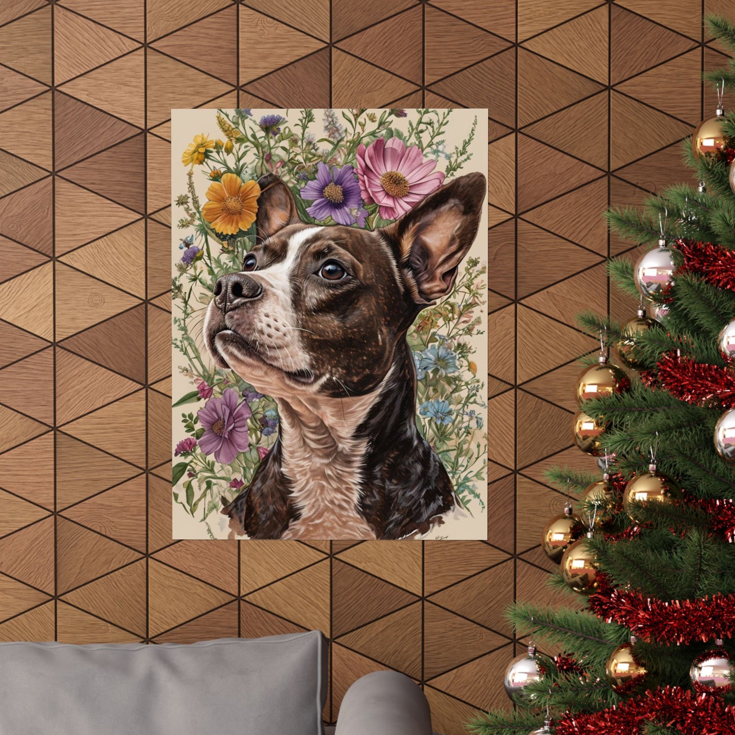 Poster - Jack Russel Boston Terrier Mix BoJack Matte Vertical