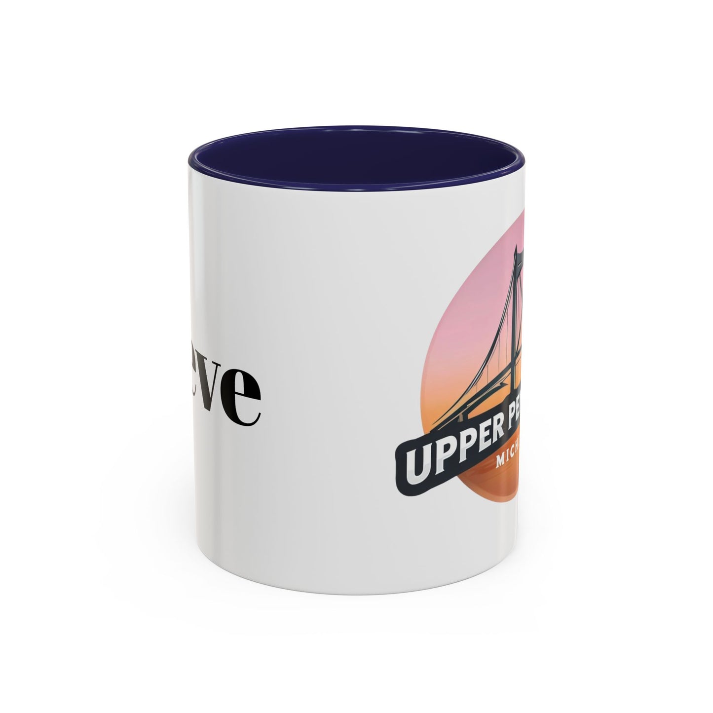 Coffee Mug, Mackinac Bridge Upper Peninsula Michigan Personalized Cup, Mackinac Island, Custom Name Mug, Gift for Coffee Lover, Travel Mug,