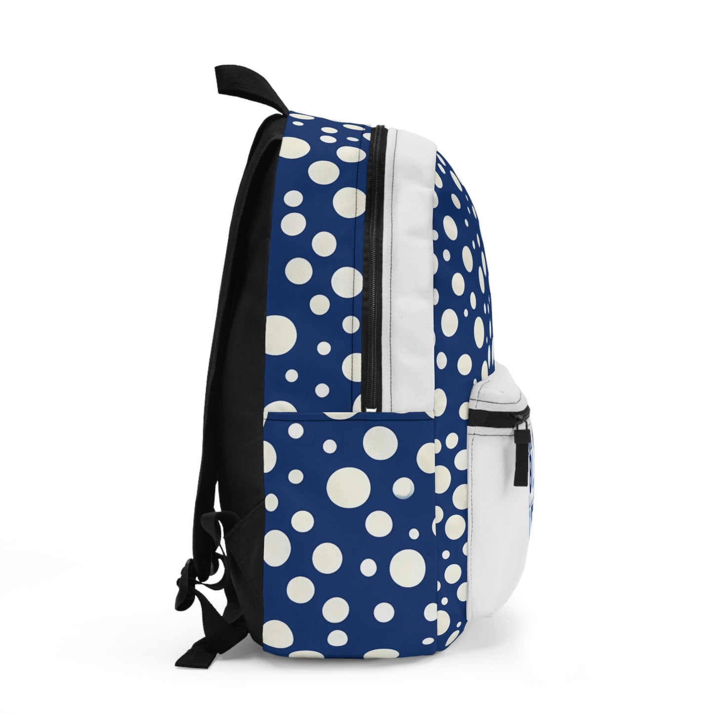 Personalized Backpack - Lake Fenton Blue Devils, Polka Dots - Back to School, Custom School Bag, Kids Backpack, School Supplies, Student