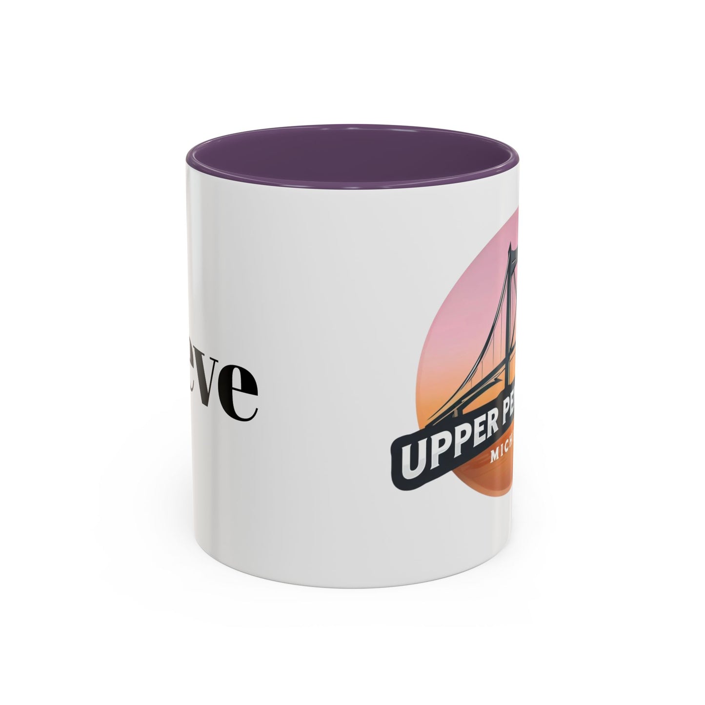 Coffee Mug, Mackinac Bridge Upper Peninsula Michigan Personalized Cup, Mackinac Island, Custom Name Mug, Gift for Coffee Lover, Travel Mug,