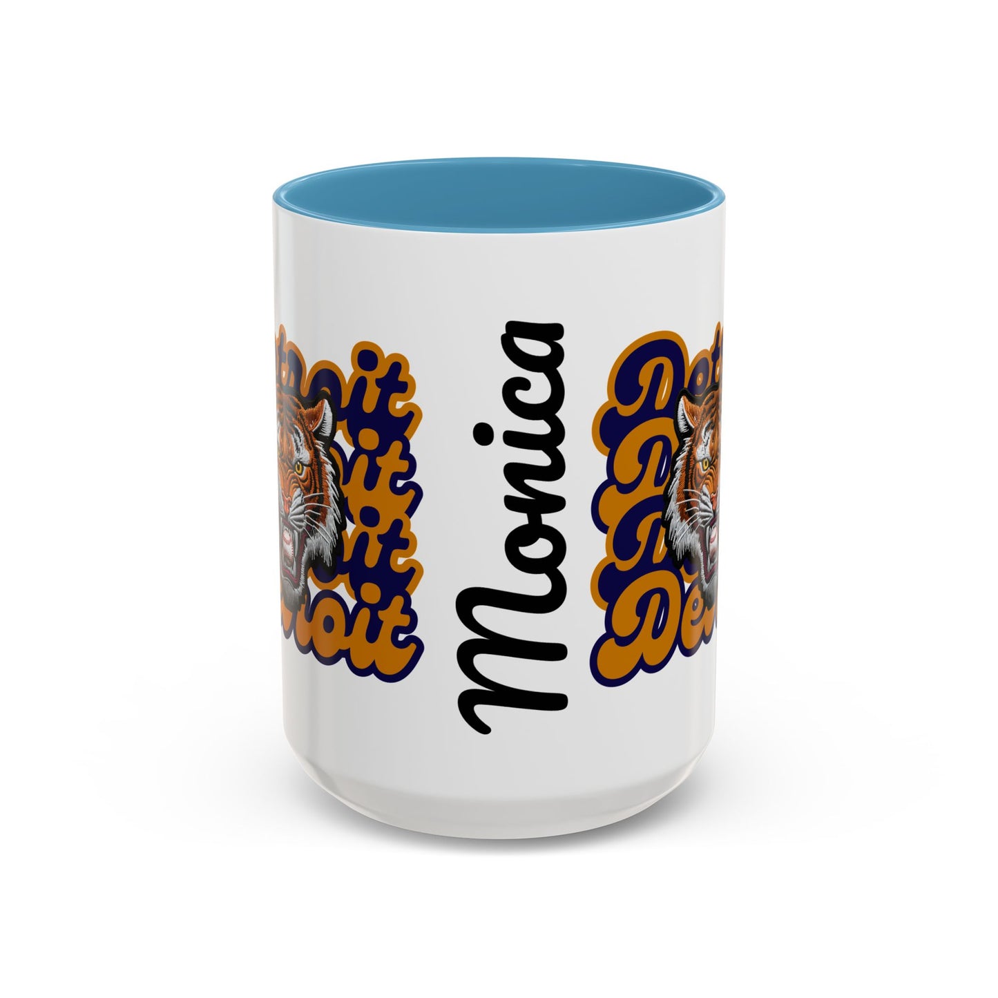Bold Detroit Baseball, Tiger Coffee Mug, Fun Gift for Detroit Fans, Cute Tea Mug, Customizable Accent Mug, Collectible Sports Mug