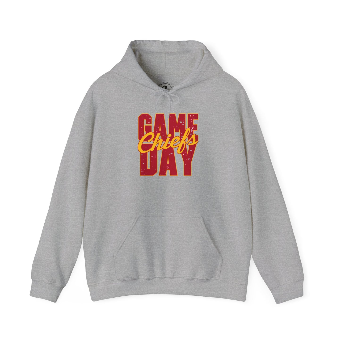 Chiefs Game Day Hoodie, Unisex Hooded Sweatshirt for Chiefs Football Fans, Cozy Chiefs Fan Gear