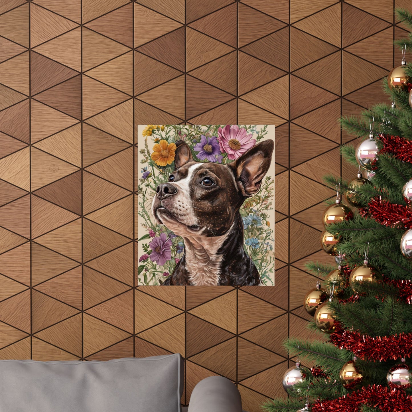 Poster - Jack Russel Boston Terrier Mix BoJack Matte Vertical