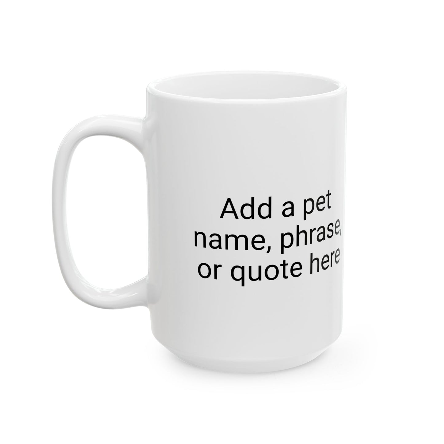 Custom Pet Portrait Mug - Personalized Dog/Cat Coffee Cup, Gift for Pet Lovers, Fun Pet Memorable Mug, Mother's Day, Dog Mom, Dog Dad Gift
