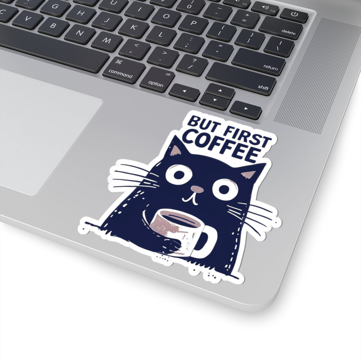 Funny Cat But First Coffee Stickers, Cute Cat Stickers, Coffee Lover Gifts, Laptop Decals, Journal Stickers, Kawaii Stickers, Water Bottle