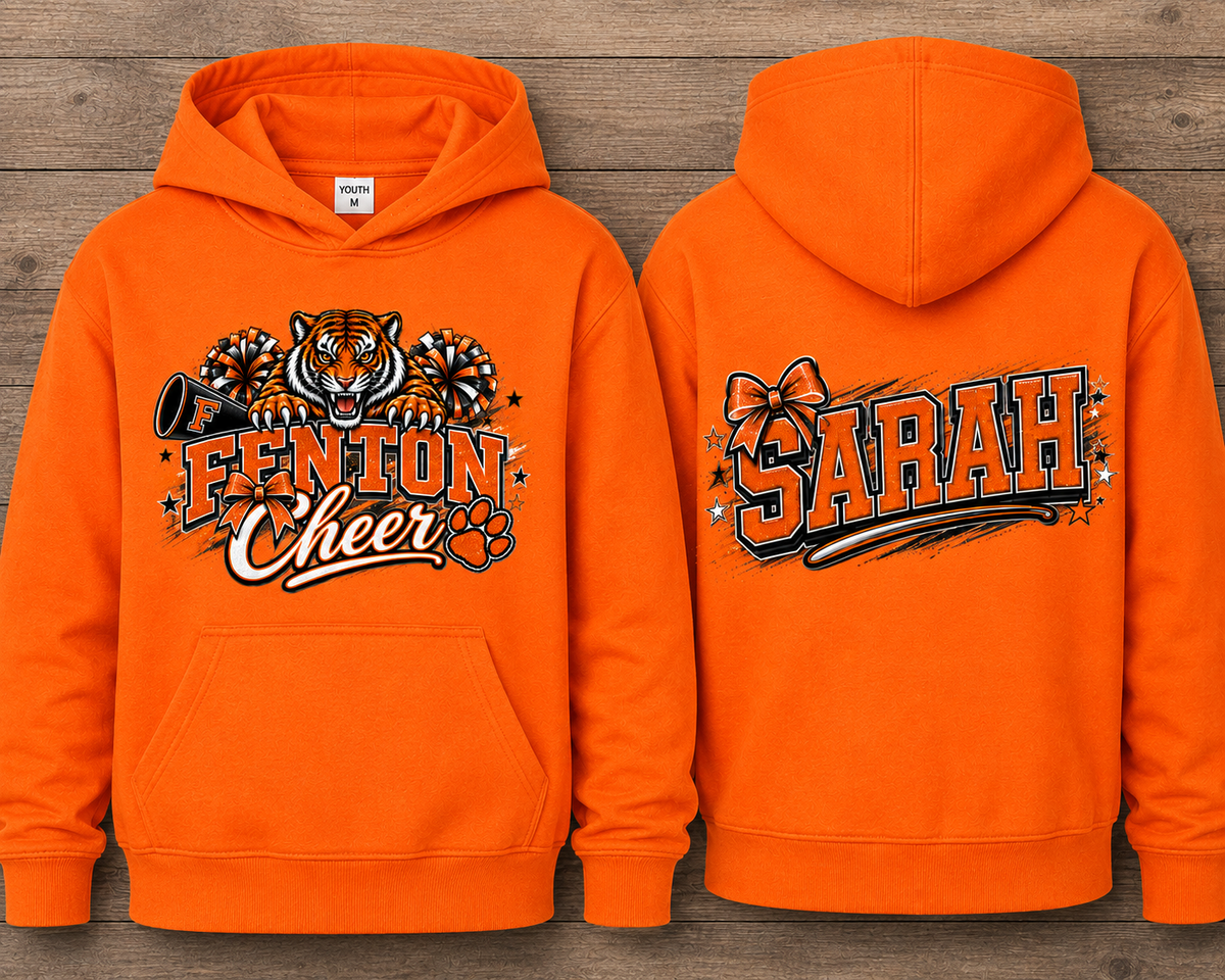 Fenton Cheer Spirit Wear | Gildan Softstyle T-Shirt, Crewneck Sweatshirt or Hoodie