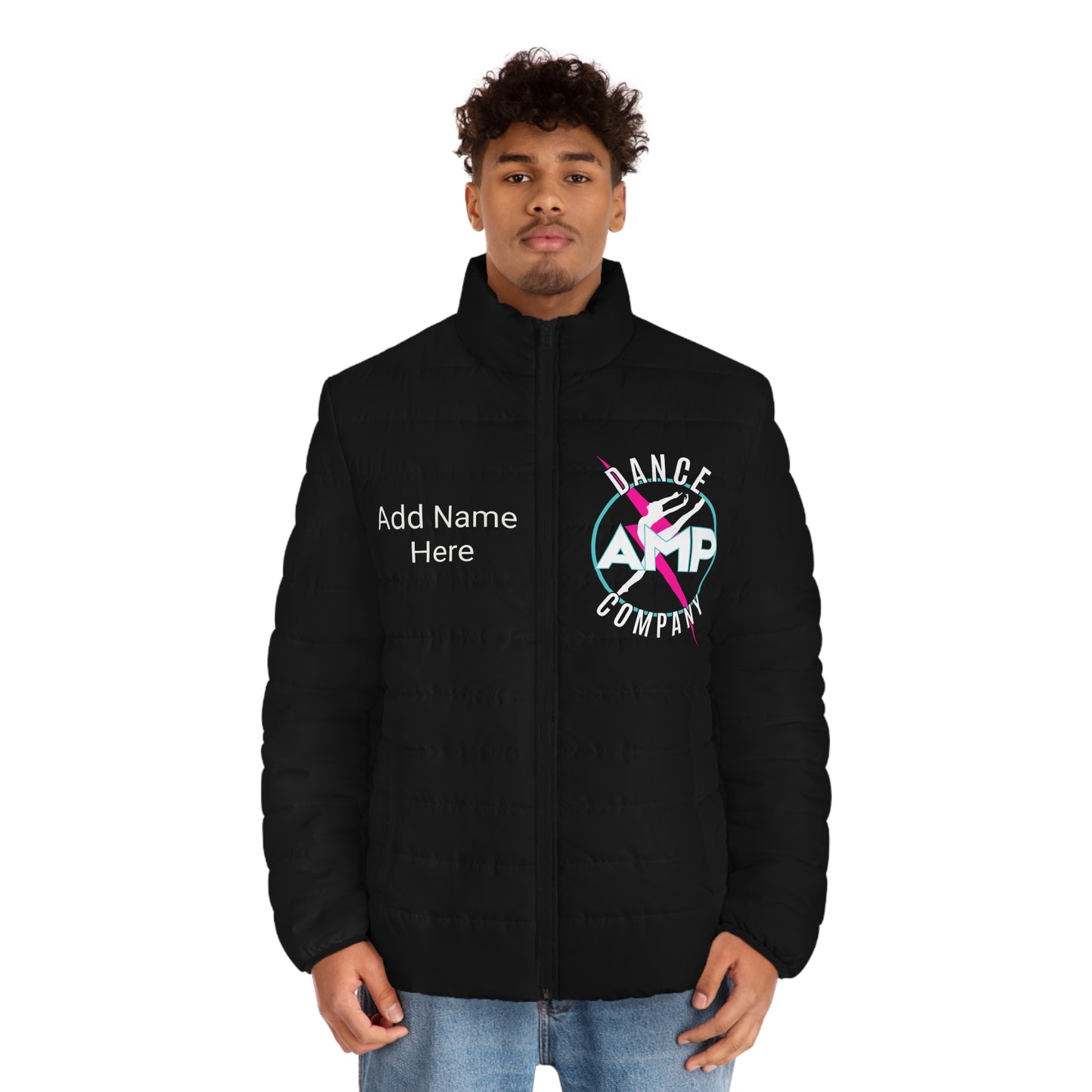 AMP Dance Company Logo Puffer Jacket | Custom Name Option