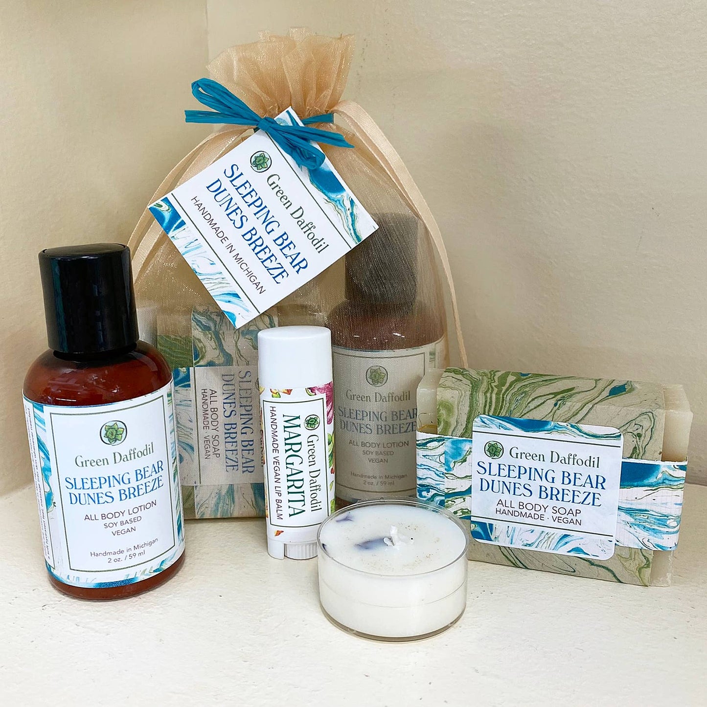Sleeping Bear Dunes Breeze Organdy Quartet Gift - Michigan