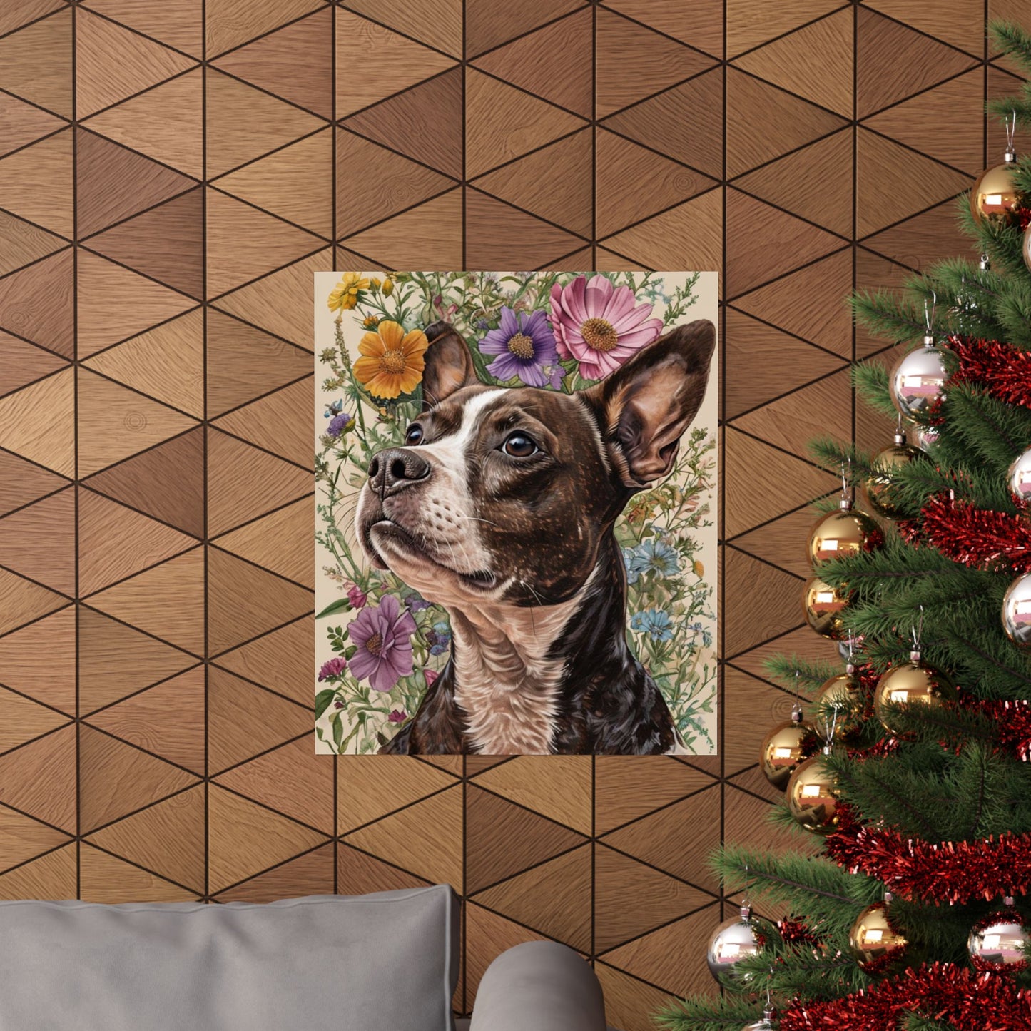 Poster - Jack Russel Boston Terrier Mix BoJack Matte Vertical