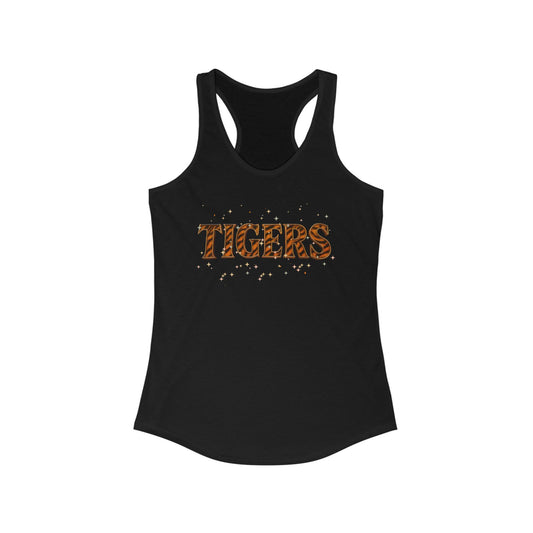 Racerback Tank Tiger Baseball Fan Gear Apparel, Next Level