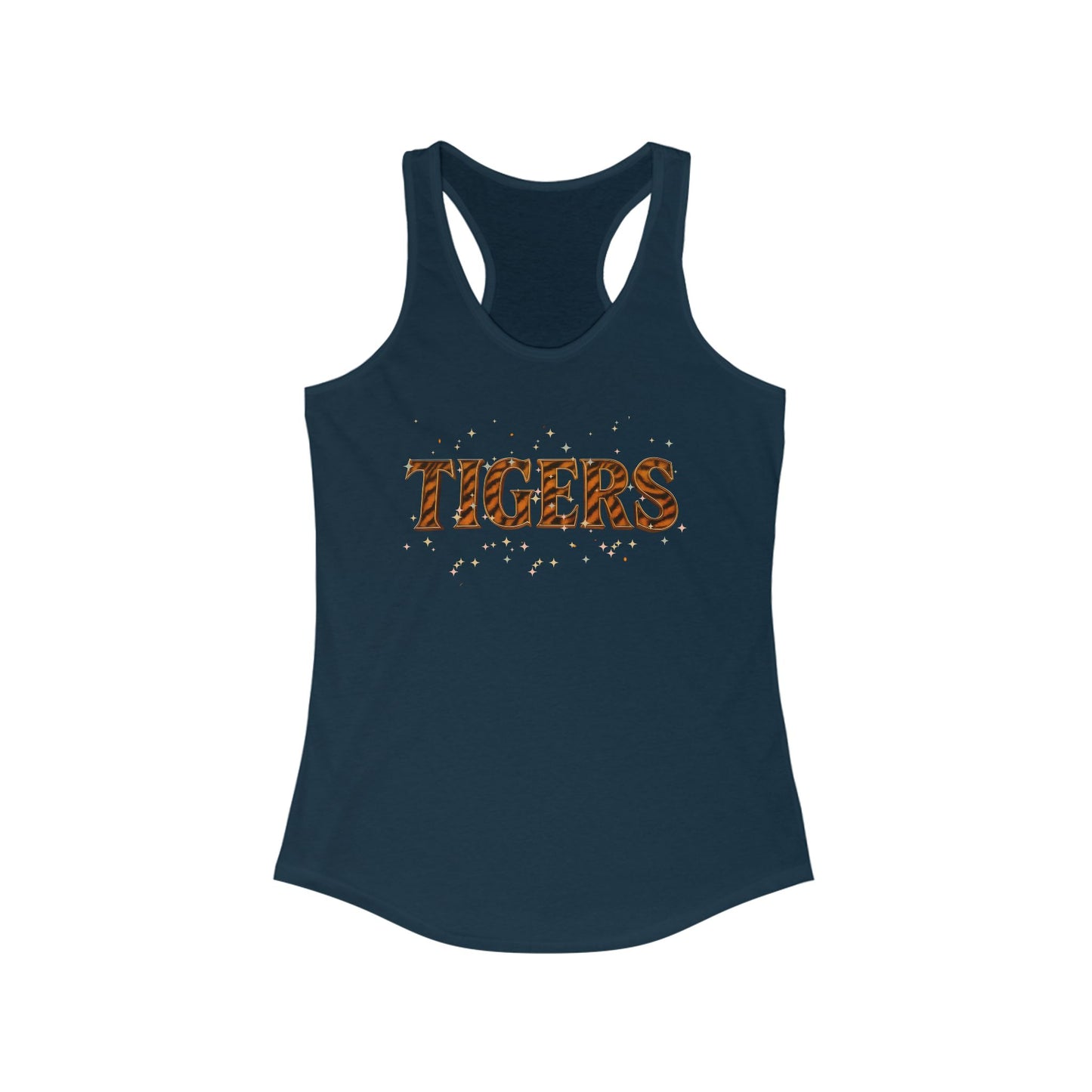Racerback Tank Tiger Baseball Fan Gear Apparel, Next Level