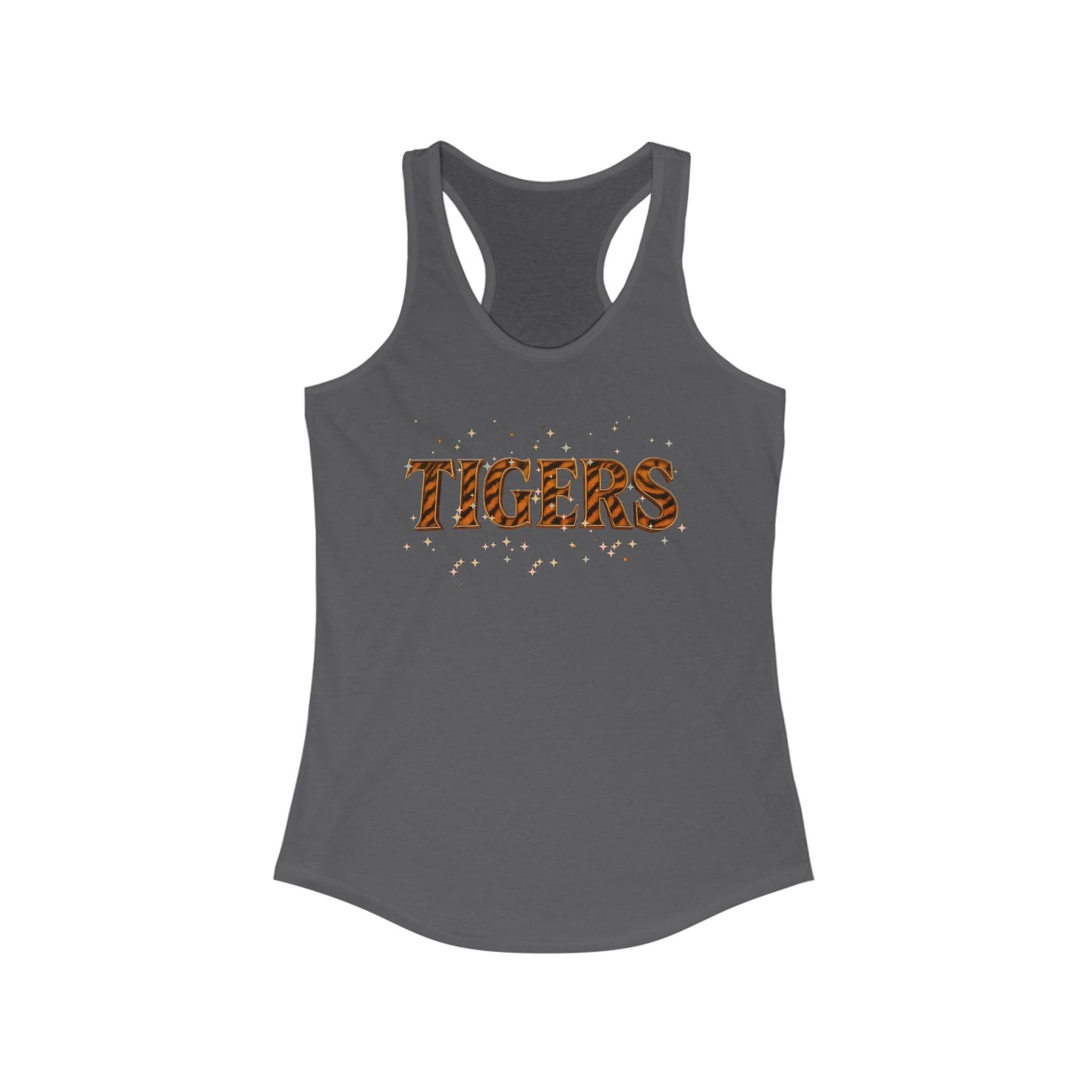 Racerback Tank Tiger Baseball Fan Gear Apparel, Next Level