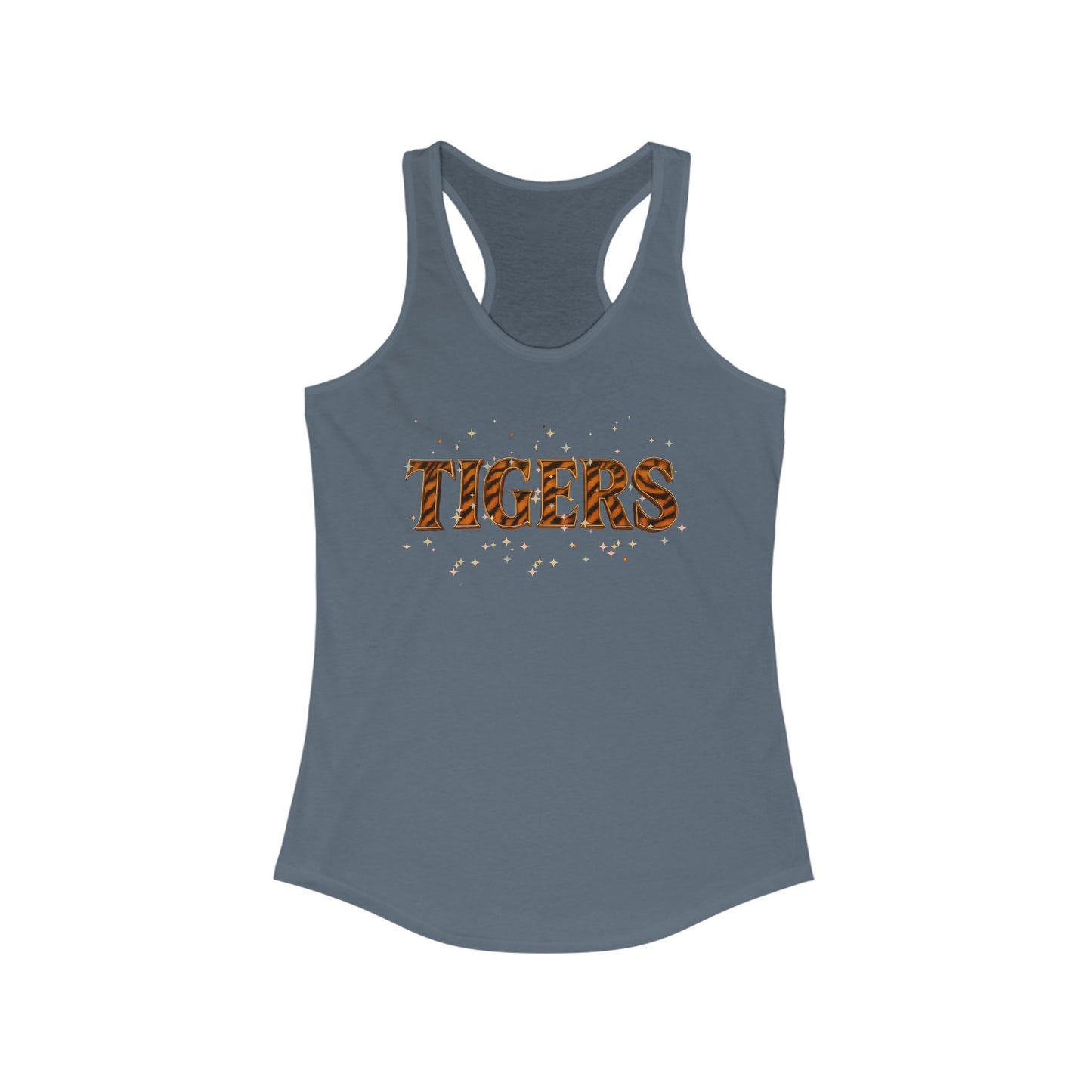 Racerback Tank Tiger Baseball Fan Gear Apparel, Next Level