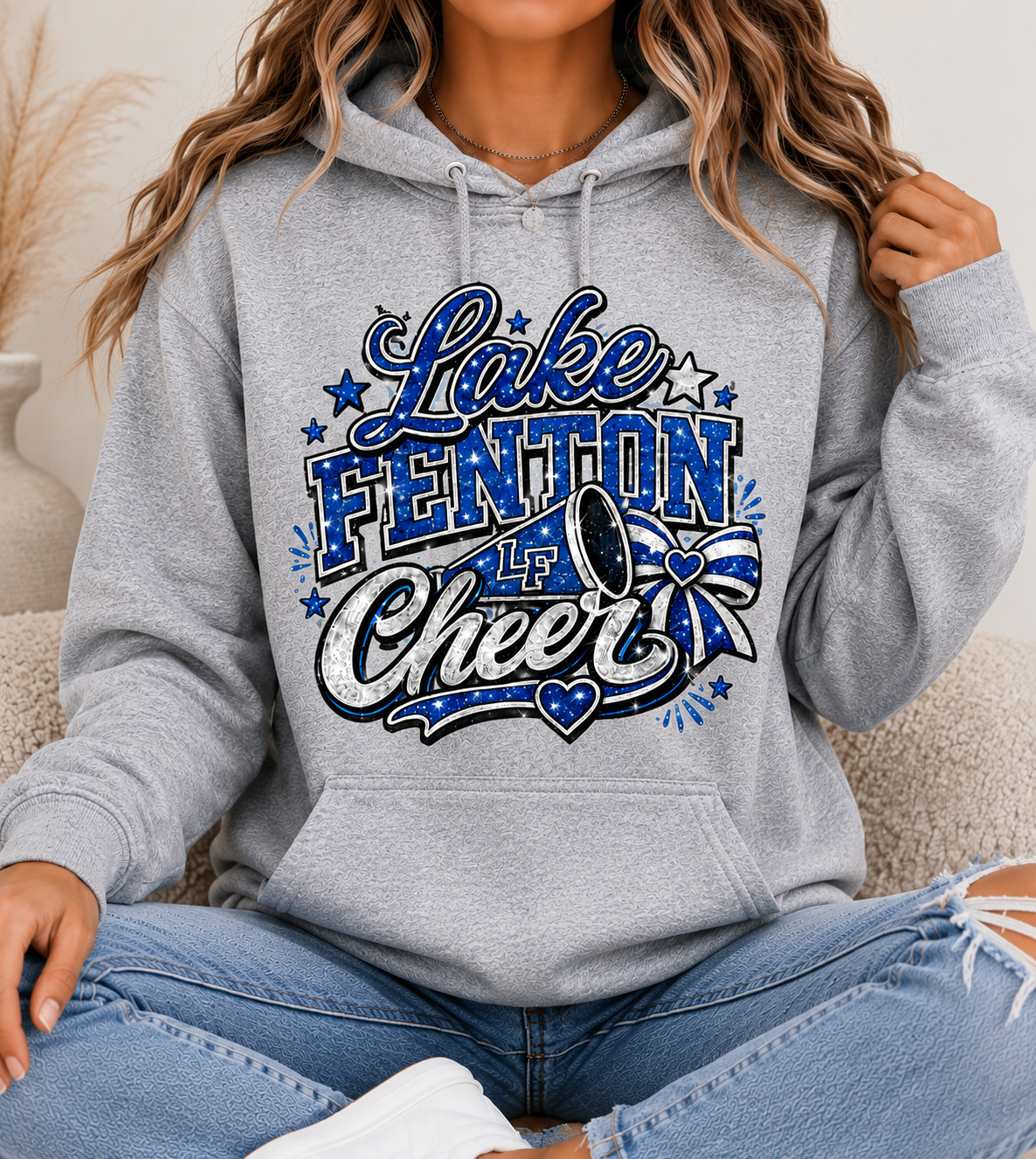 Lake Fenton Cheer & Football Spirit Wear | Gildan Softstyle T-Shirt, Crewneck Sweatshirt or Hoodie