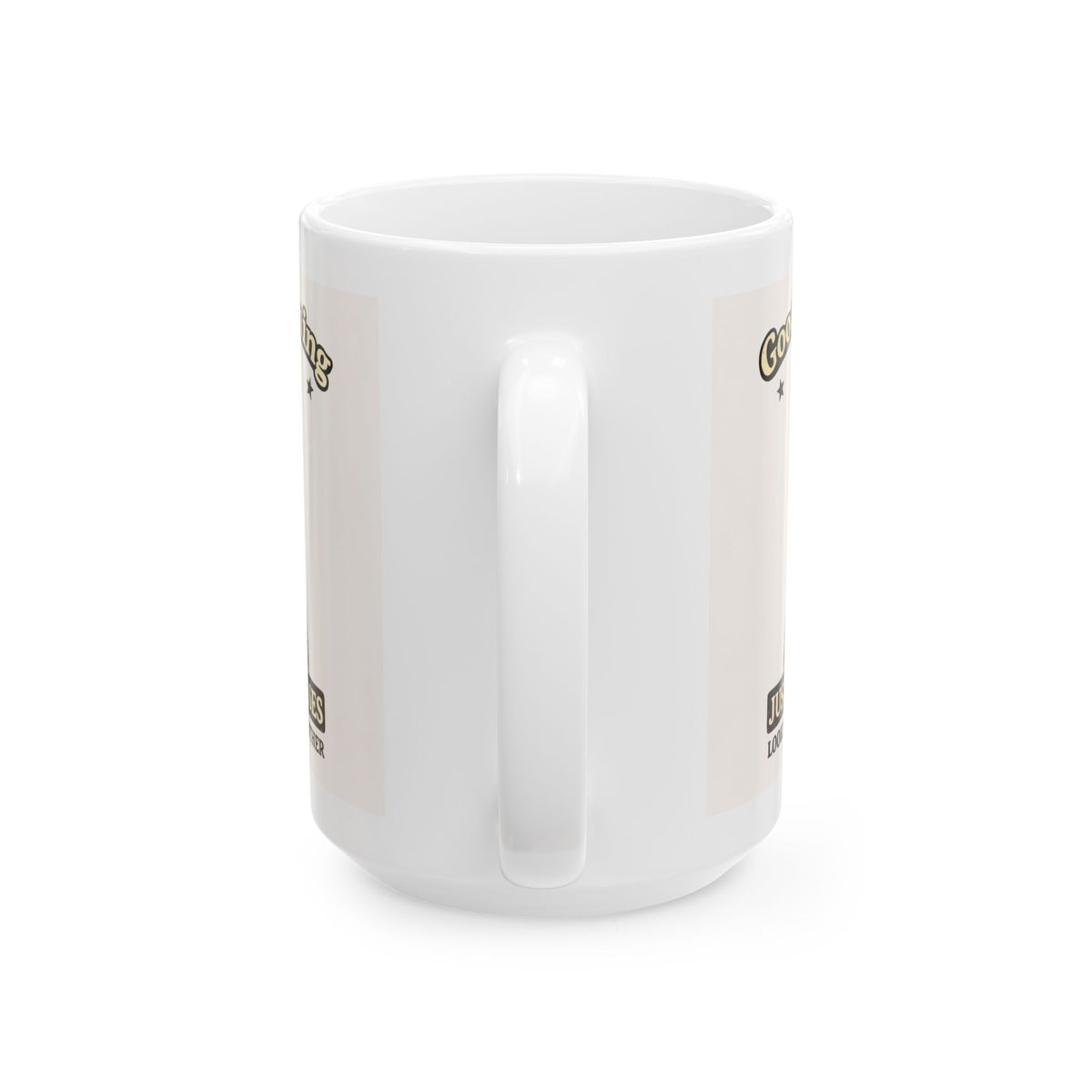 Just Two Asses Looking at Each Other Ceramic Mug — Funny Personalized Donkey Coffee Cup (11oz/15oz)