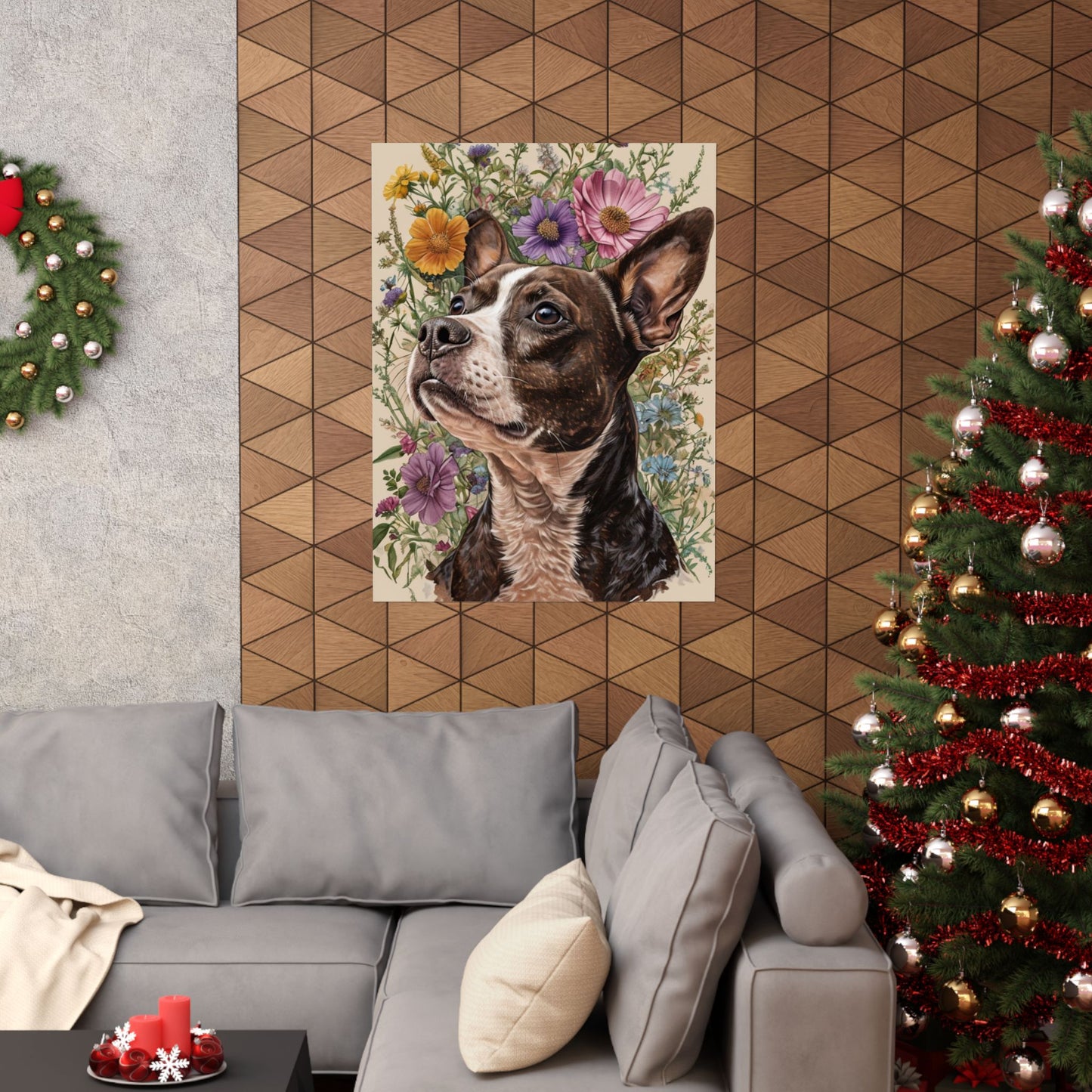 Poster - Jack Russel Boston Terrier Mix BoJack Matte Vertical