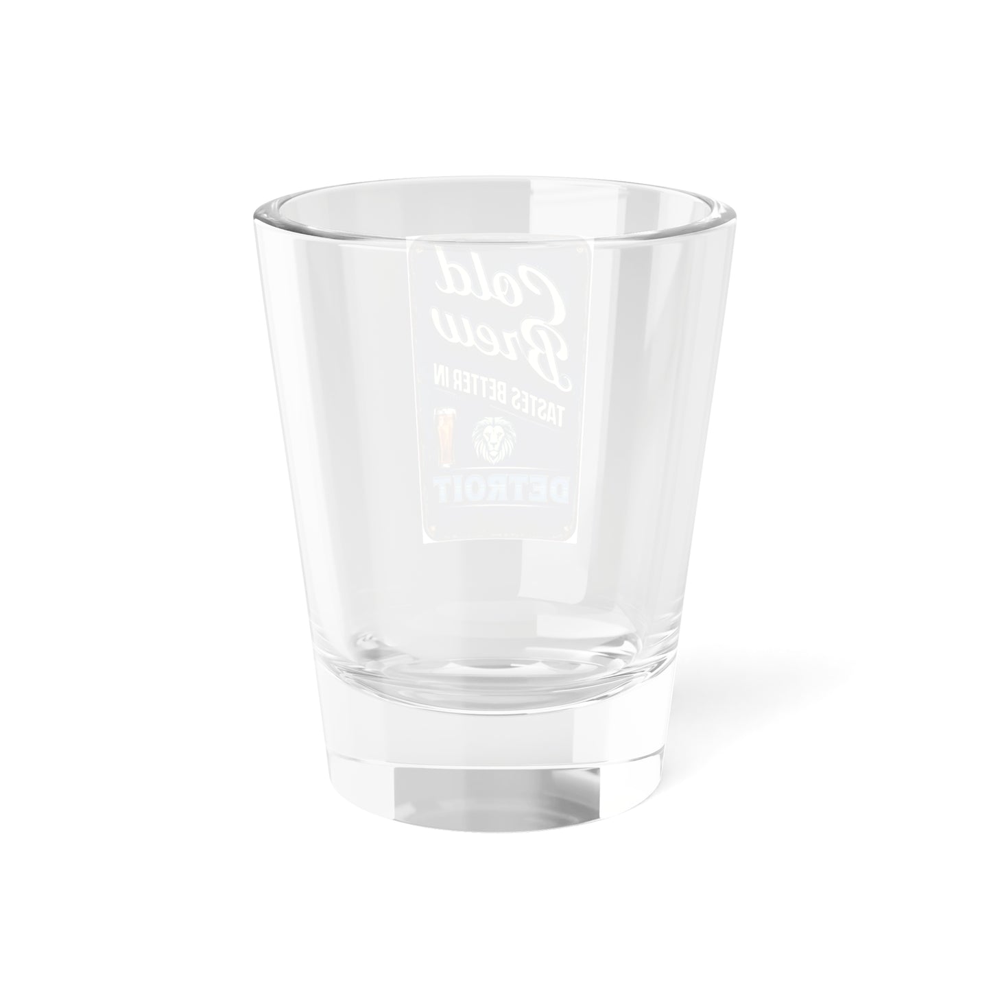 Beer Tastes Better In Detroit 1.5 oz Shot Glass, Father's Day Gift, Gift For Him, Lions Football Fan, Detroit, Michigan