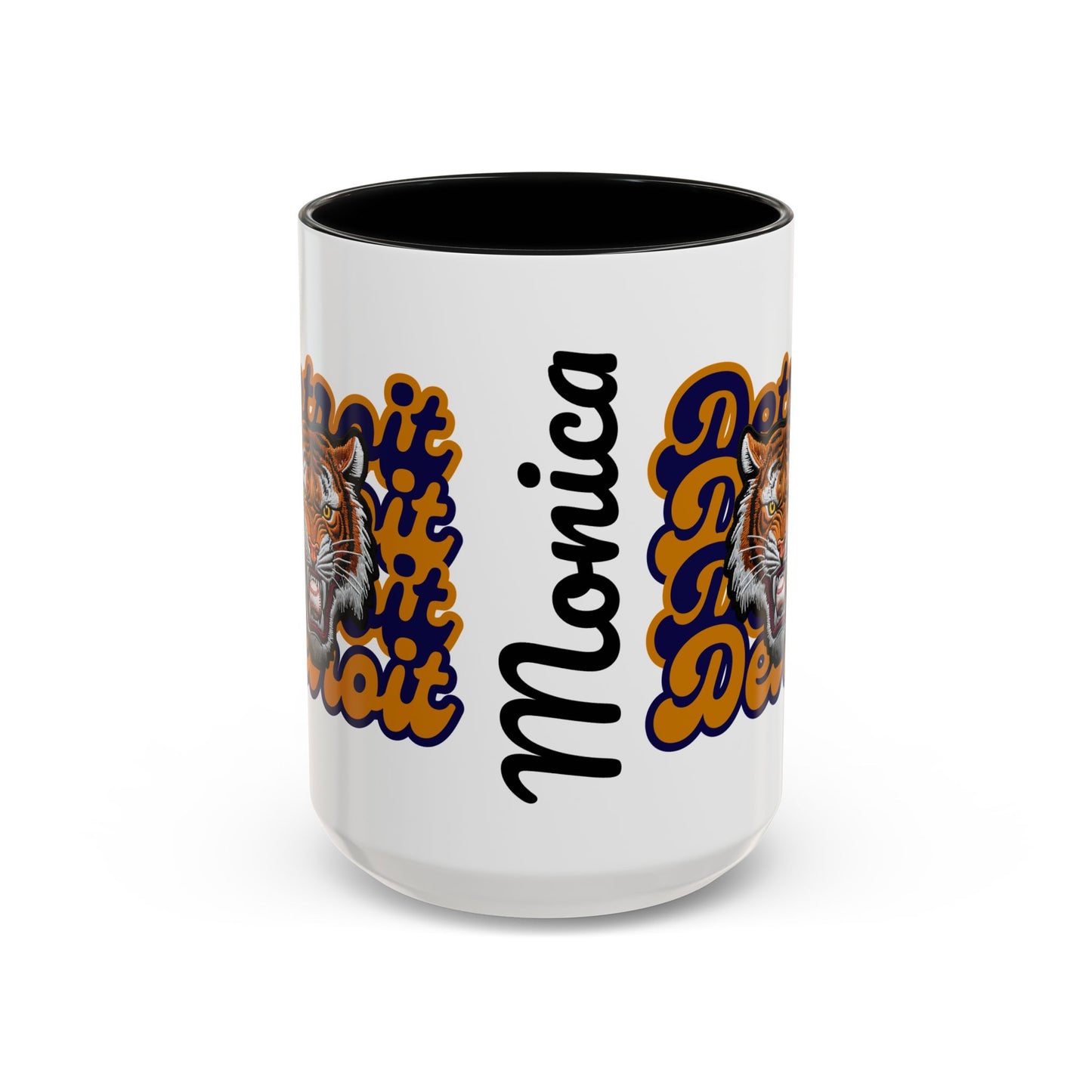 Bold Detroit Baseball, Tiger Coffee Mug, Fun Gift for Detroit Fans, Cute Tea Mug, Customizable Accent Mug, Collectible Sports Mug
