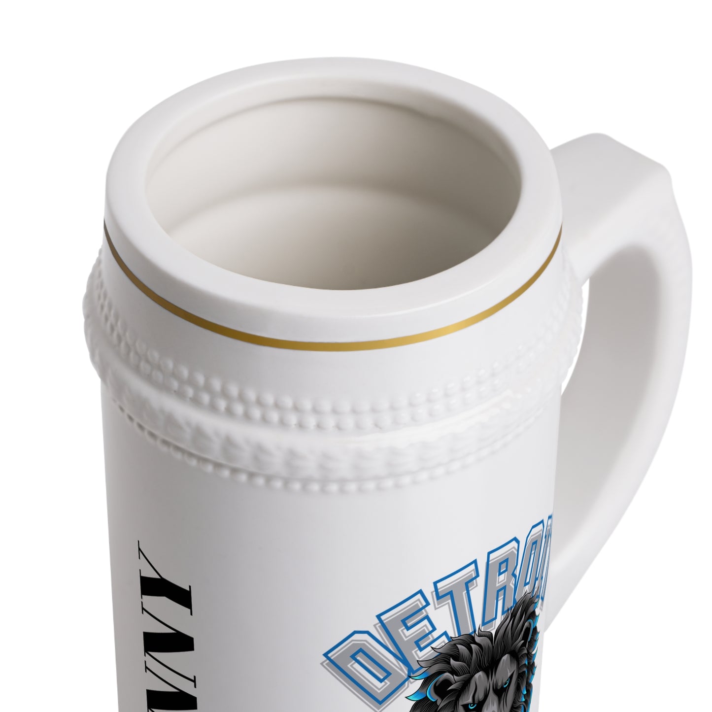 Custom Detroit Grit Beer Stein Mug | Unique Gift for Beer Lovers, Personalized Mug, Home Bar Decor, Best Friend Gift, Graduation Celebration
