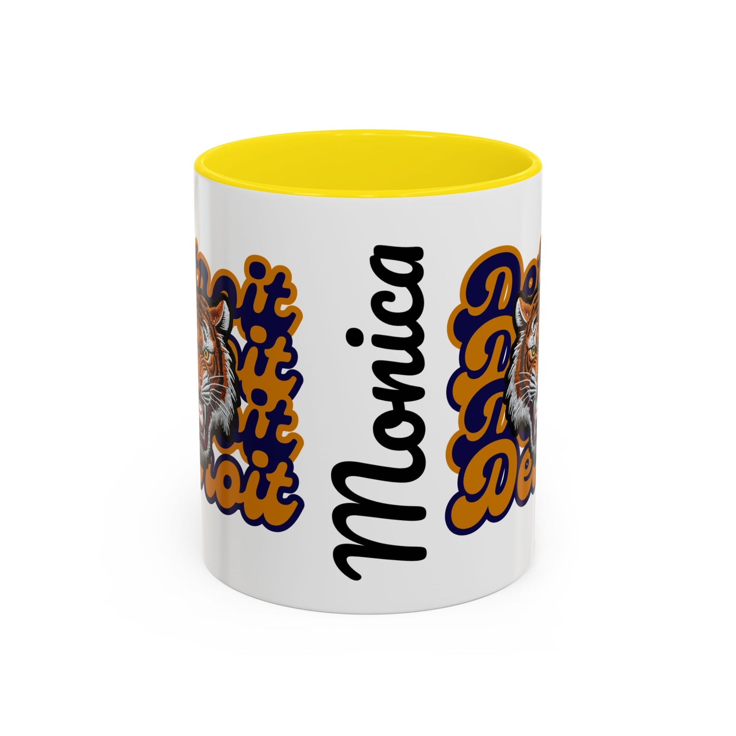 Bold Detroit Baseball, Tiger Coffee Mug, Fun Gift for Detroit Fans, Cute Tea Mug, Customizable Accent Mug, Collectible Sports Mug