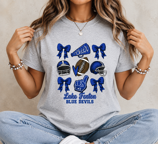 Lake Fenton Cheer & Football Spirit Wear | Gildan Softstyle T-Shirt, Crewneck Sweatshirt or Hoodie