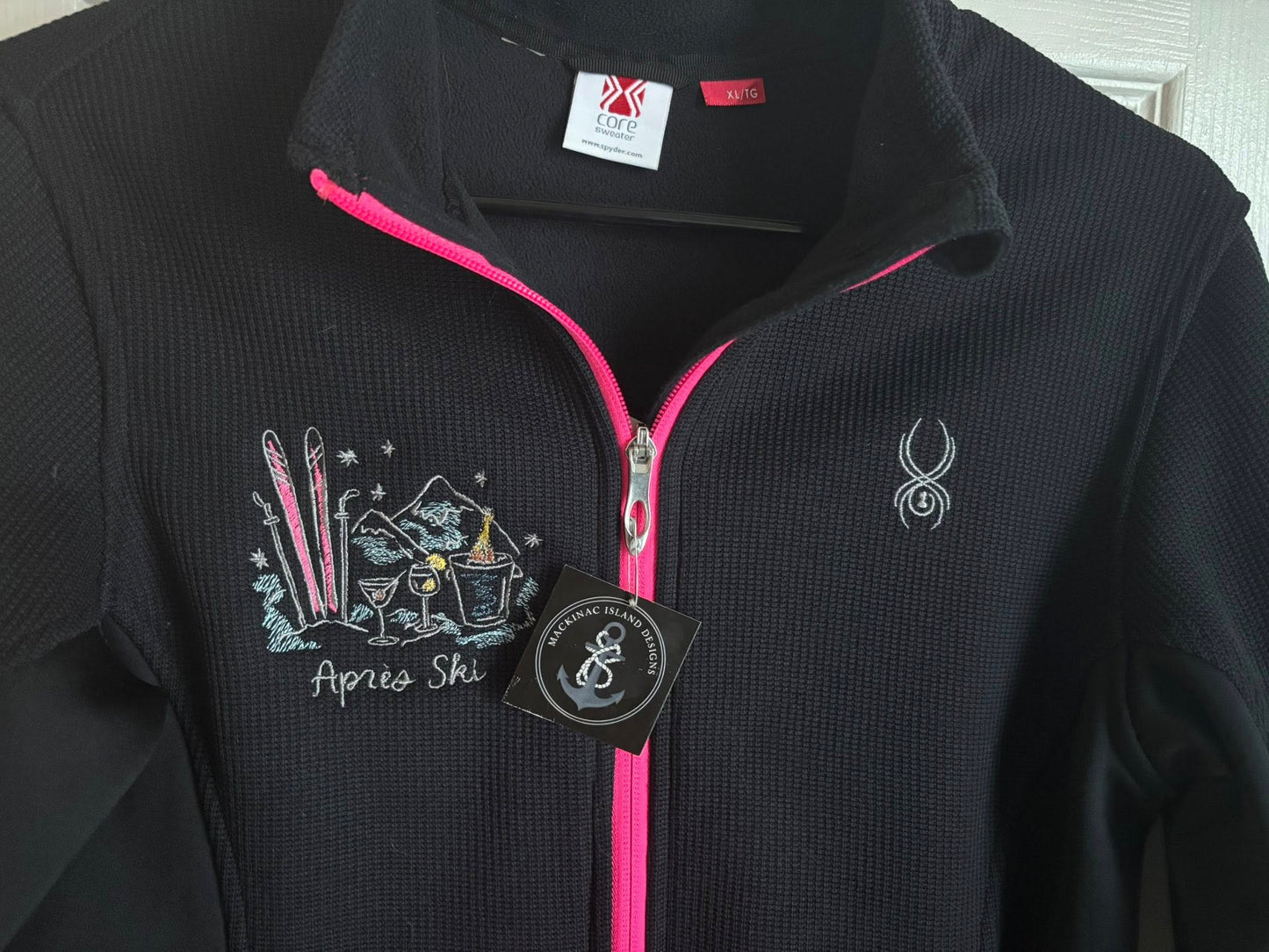 Spyder Apres Ski Embroidered Jacket Size XL