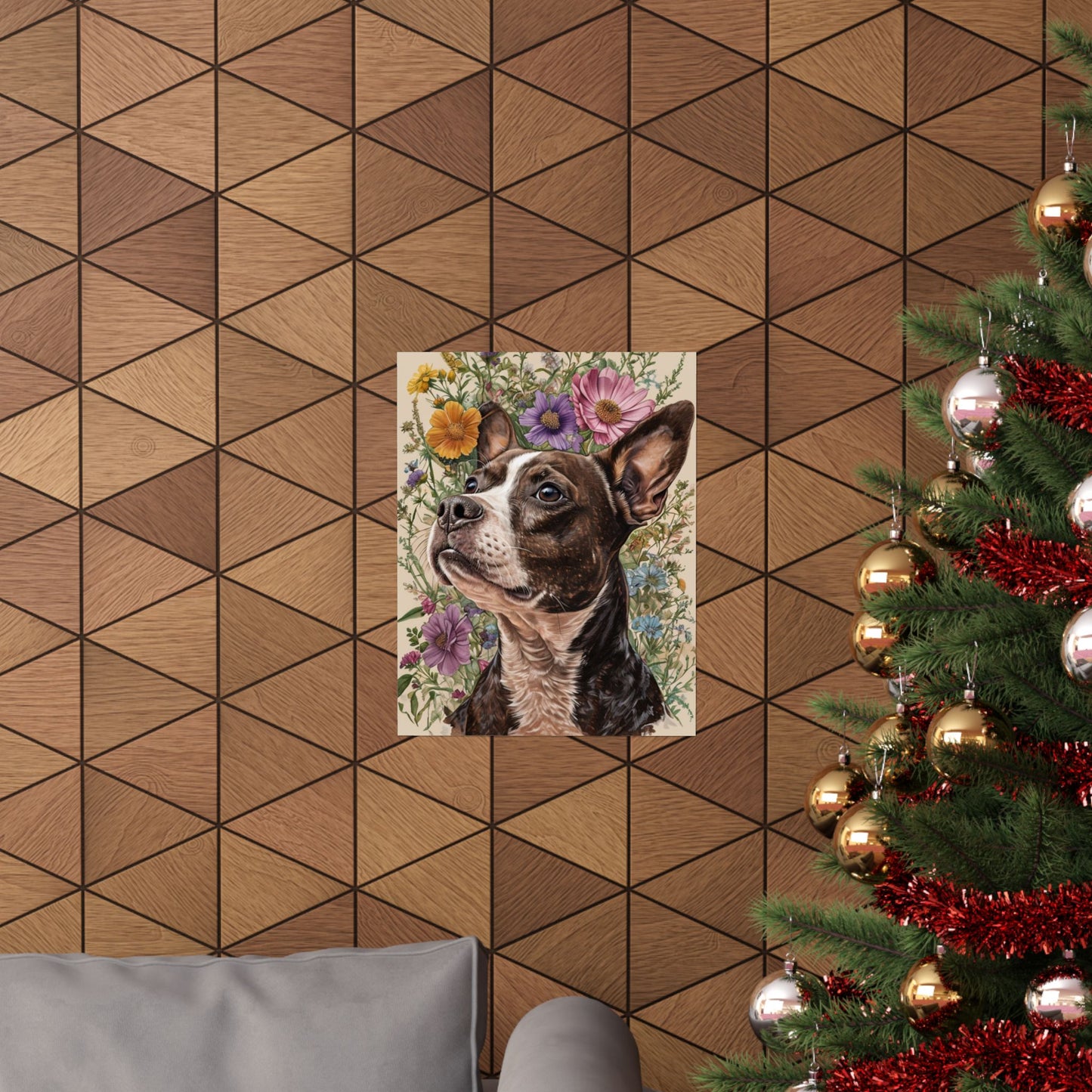 Poster - Jack Russel Boston Terrier Mix BoJack Matte Vertical