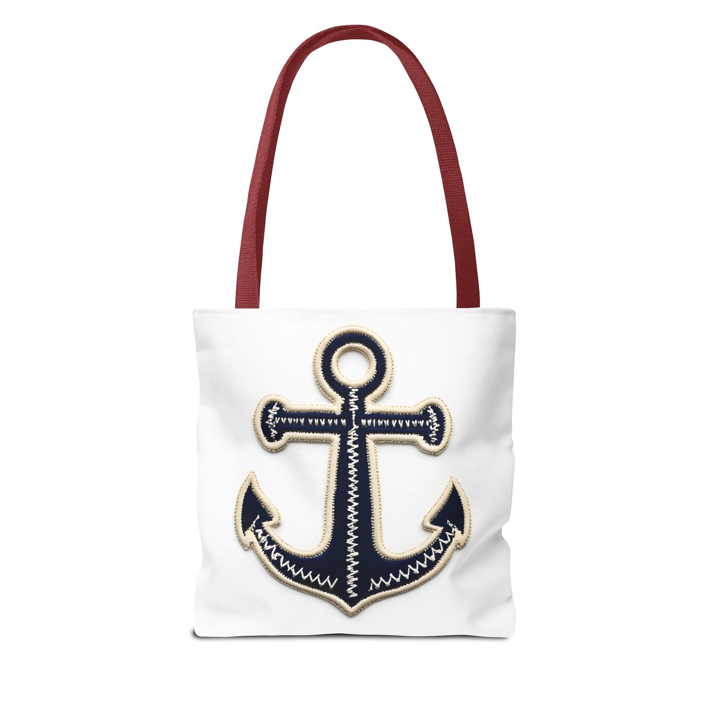 Nautical Boat Day Tote Bag with Anchor, Beach Bag, Summer Tote, Canvas Tote, Shoulder Bag, Vacation Bag