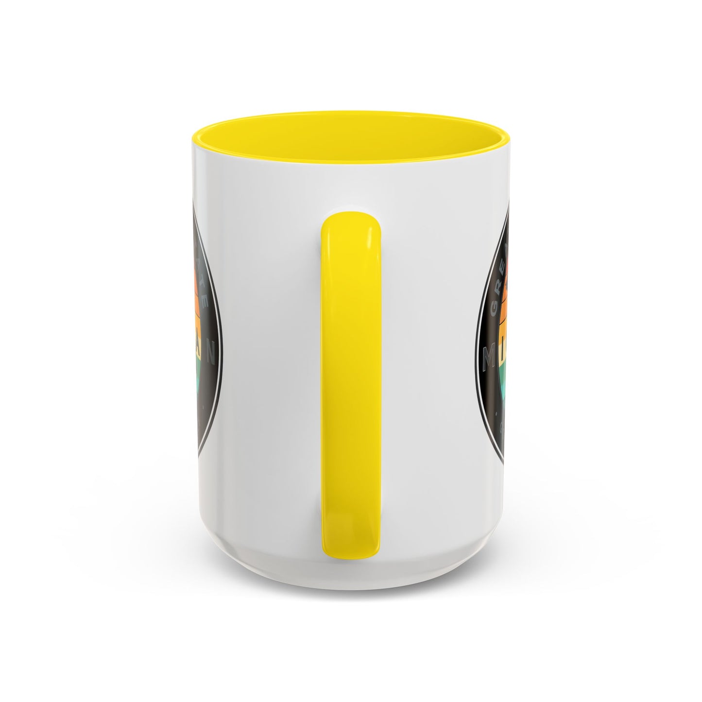 Michigan Accent Coffee Mug, Great Lakes State Cup, Personalized Gift for Michiganders, Camping, Boating, Good Vibes Only