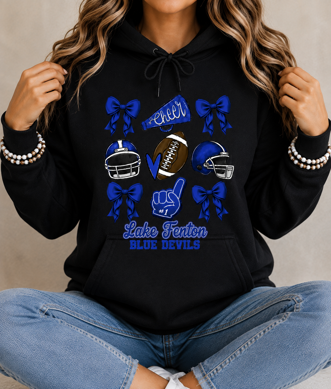 Lake Fenton Cheer & Football Spirit Wear | Gildan Softstyle T-Shirt, Crewneck Sweatshirt or Hoodie