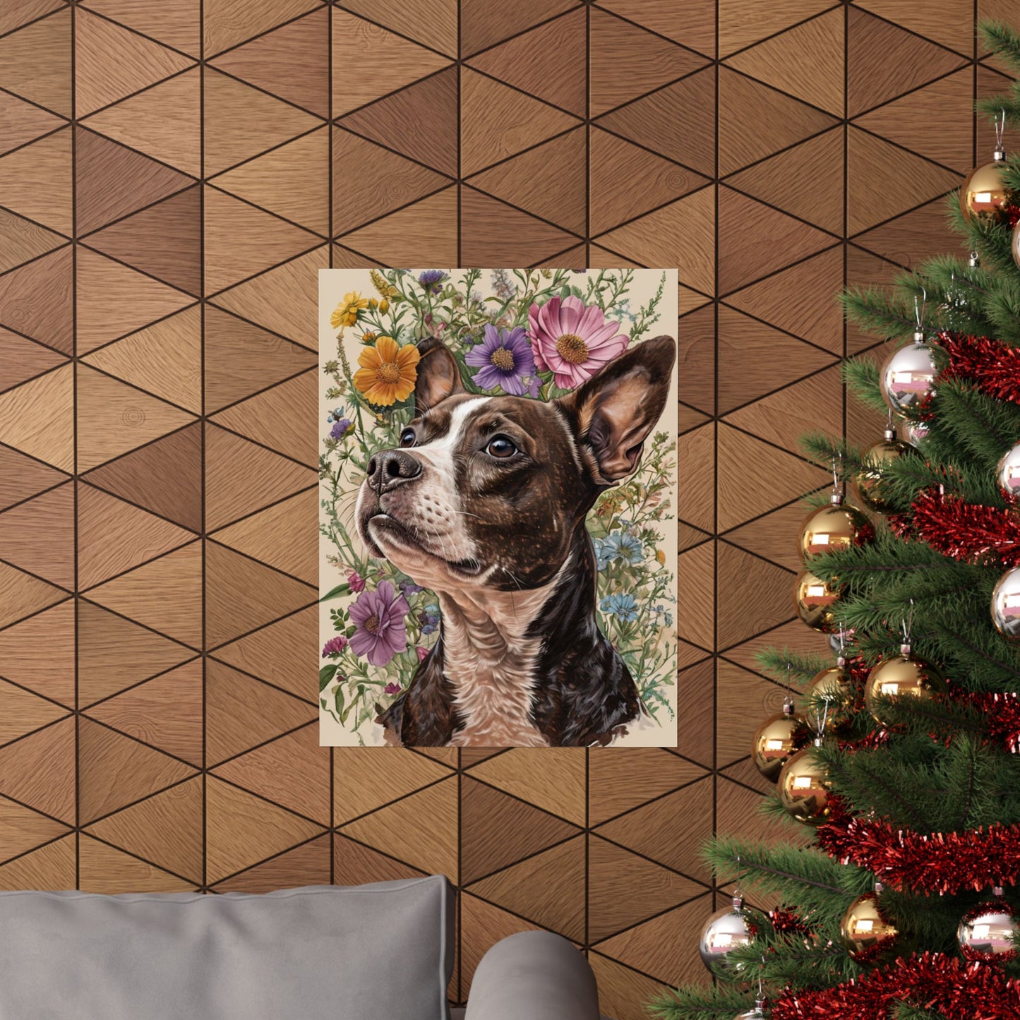 Poster - Jack Russel Boston Terrier Mix BoJack Matte Vertical