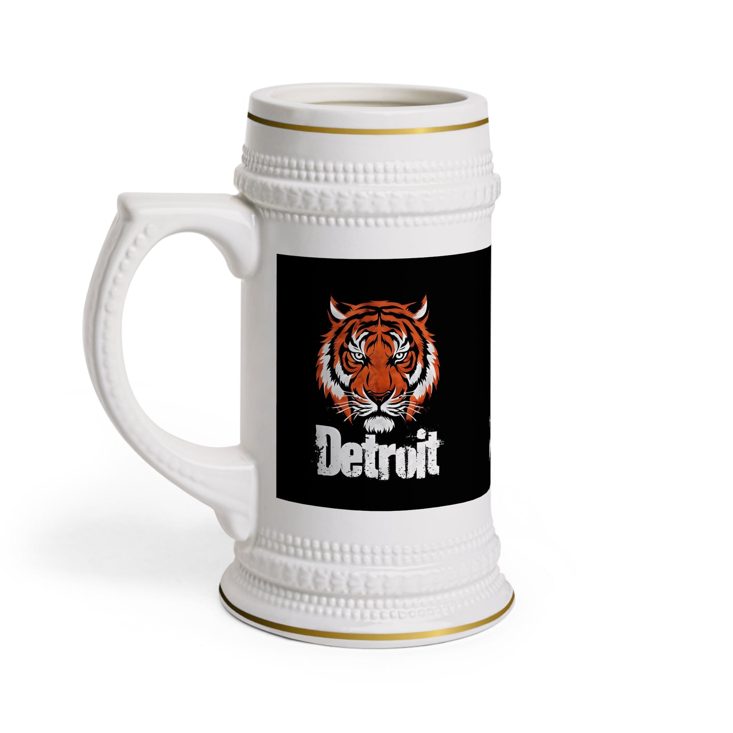 Personalized Detroit Tigers Baseball Stein Mug, Father's Day Gift, Custom Name Mug, Baseball Fan Mug, Detroit Tigers Beer Stein, Beer Lover