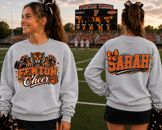 Fenton Cheer Spirit Wear | Gildan Softstyle T-Shirt, Crewneck Sweatshirt or Hoodie