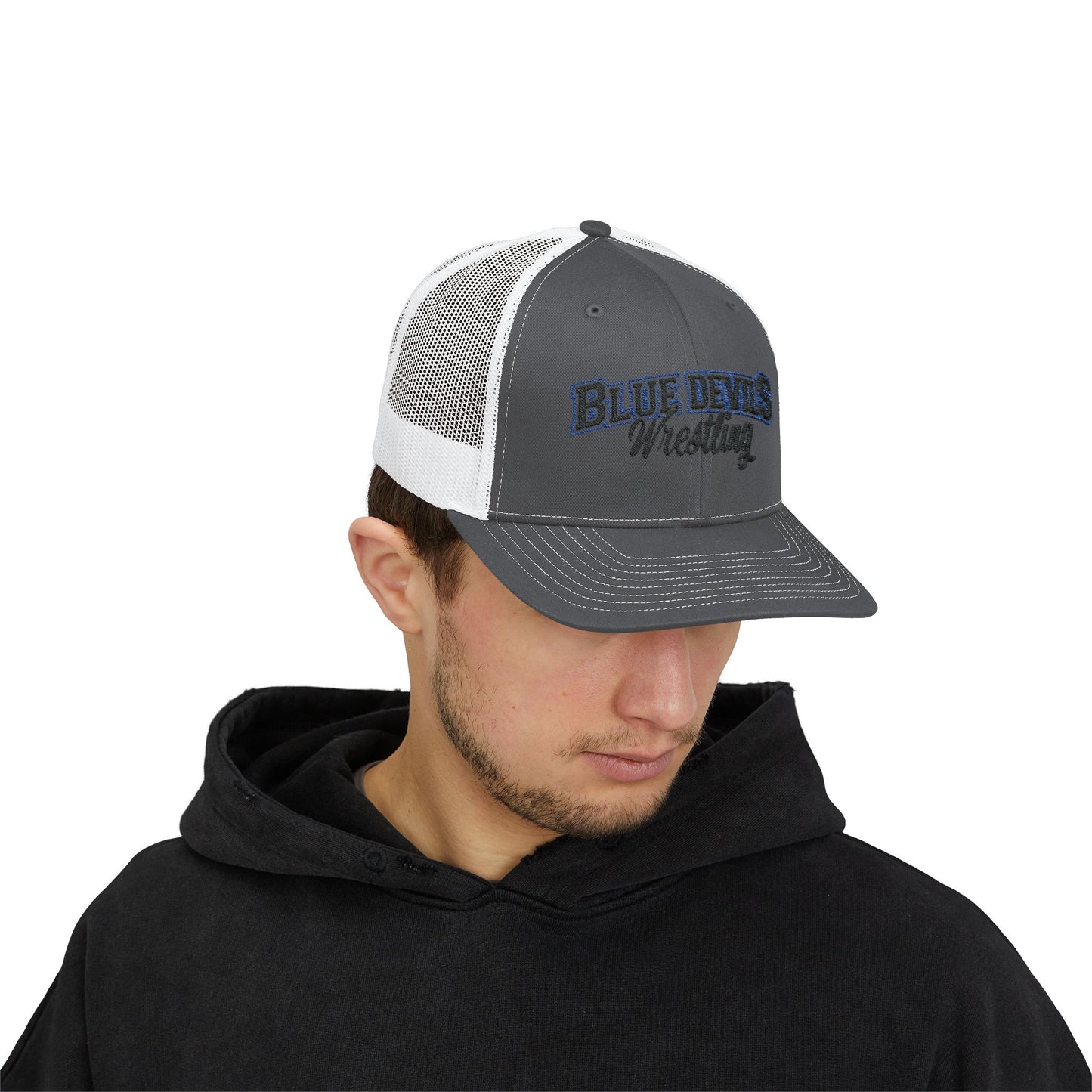 Blue Devils Wrestling Snapback Trucker Cap