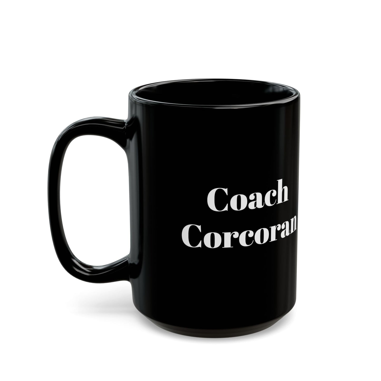 Mug, Lions Football, Football Coach Gift, Detroit Football, Black Coffee Cup, Tea Mug, Lions Fan, Personalized Mug