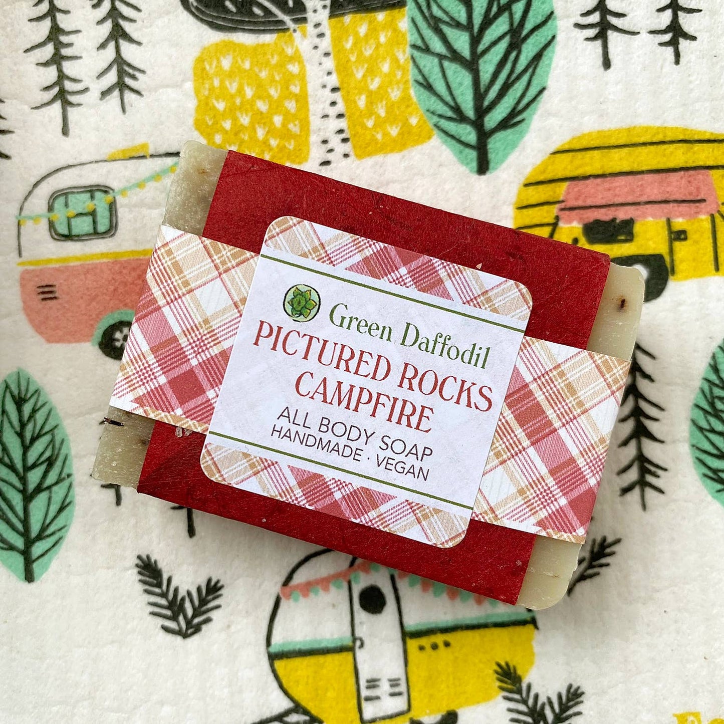 Pictured Rocks Campfire Soap & Washcloth Gift Set - Michigan
