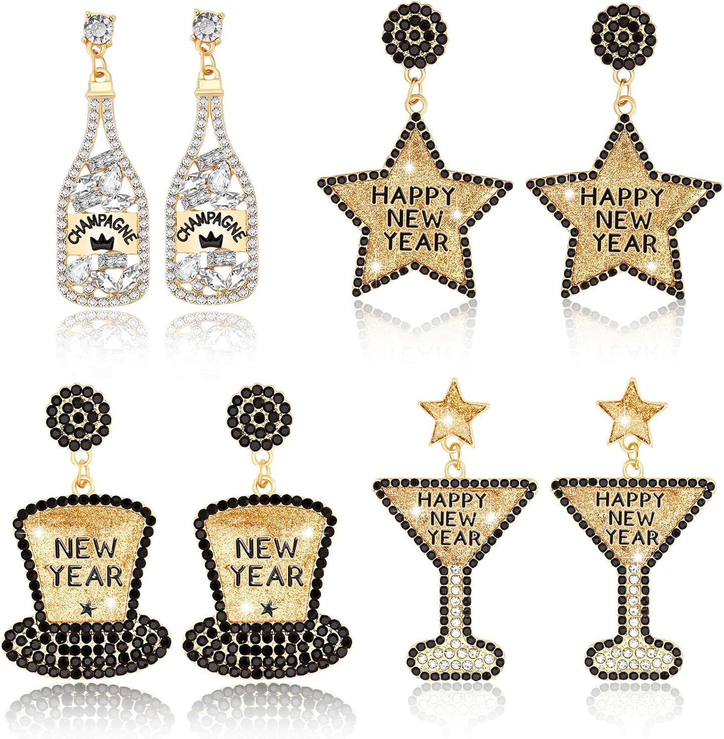 New Years Earrings