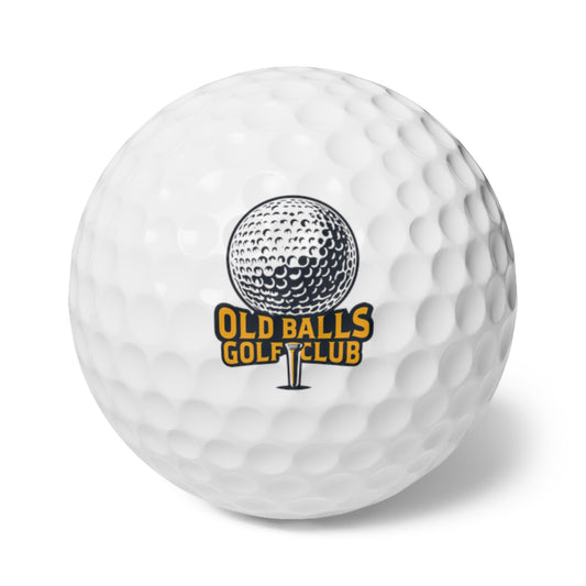 Golf Balls, Retirement Gift, Funny Father's Day, Personalized Golf Balls, Custom Golf Balls, Gift For Golfers, Old Balls Golf Club