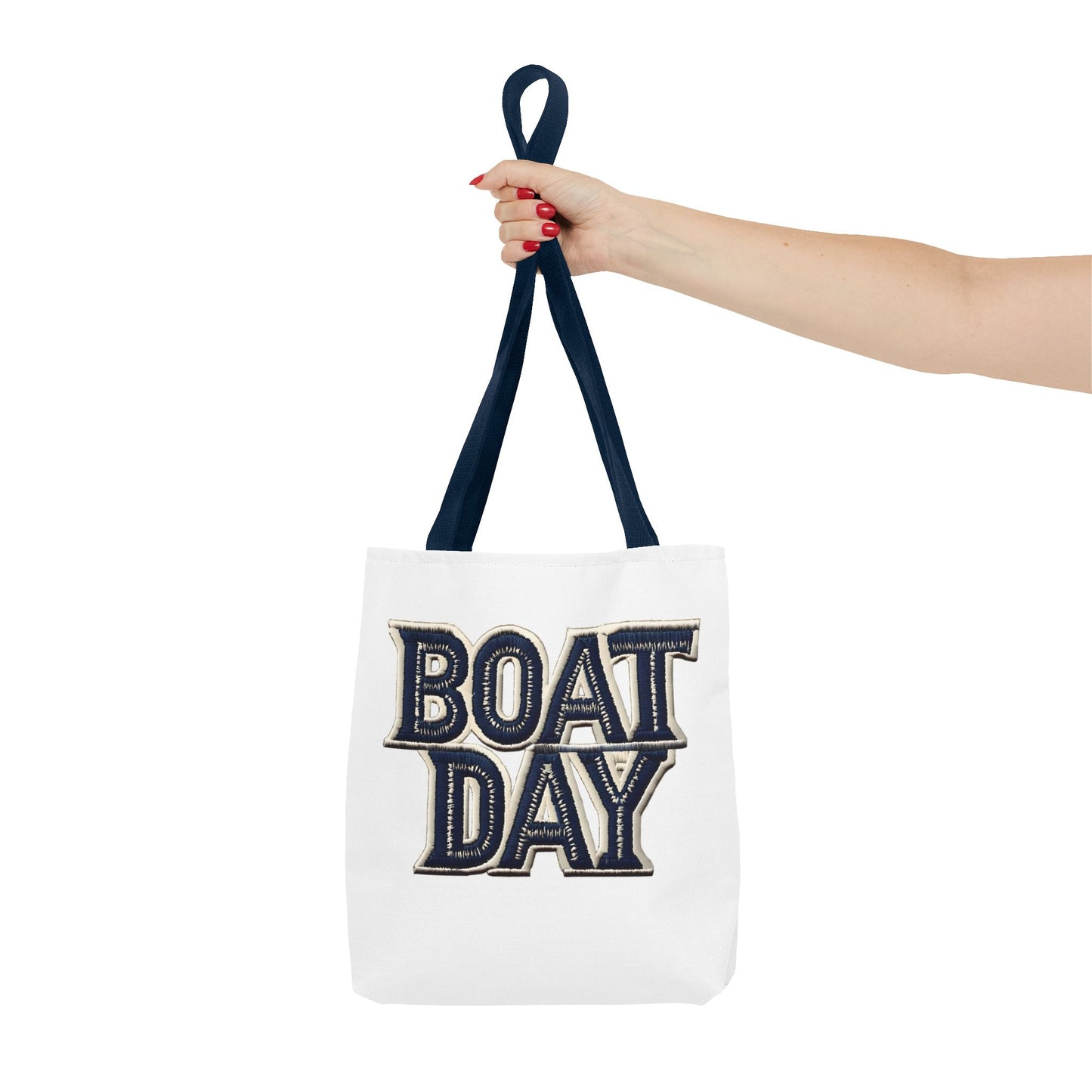 Nautical Boat Day Tote Bag with Anchor, Beach Bag, Summer Tote, Canvas Tote, Shoulder Bag, Vacation Bag