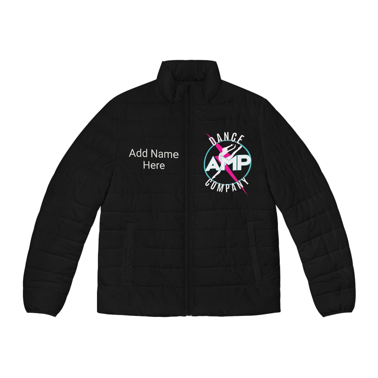 AMP Dance Company Logo Puffer Jacket | Custom Name Option