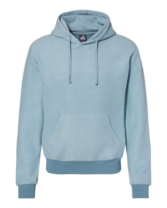 J. America - Flip Side Fleece Hooded Sweatshirt Adult Sizes XS-3XL